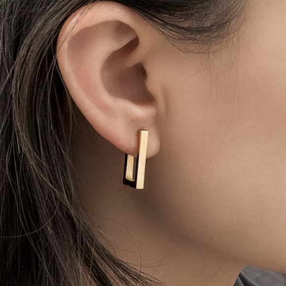 🌙Insta MUSThave geometric earrings - Picture 5 of 6